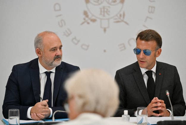 President Emmanuel Macron chairs the fifth follow-up meeting on the fight against drug trafficking at the Élysée Palace in Paris on July 2, 2026. Christian Liewig Bestimage President Emmanuel Macron chairs the fifth follow-up meeting on the fight against drug trafficking at the Élysée Palace in Paris on July 2, 2026, Paris, France  Copyright: xChristianxLiewigx xBestimagexChristianxLiewigx xBestimagex