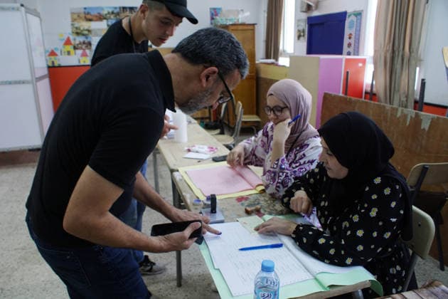 2026 Legislative Elections in Algeria: Voting in the legislative elections in Algiers, Algeria, on July 2, 2026. The electorate, including the diaspora, numbers 24,727,041 registered voters. These elections will determine the 407 members of the 10th legislature of theNational People’s Assembly (APN), whose term will be five years. Photo by Karim Djaoui, APP, Algiers, Algeria Copyright: xAlgÃ riexPressexPhotosxKarimxdjaouix xAPPx DSC06840.jpeg
