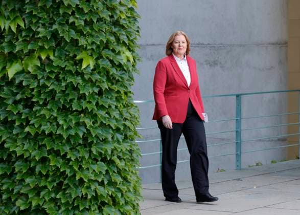 Bundesministerin für Arbeit und Soziales und Parteivorsitzende der SPD, Bärbel Bas MdB, Deutschland, Berlin, Bundeskanzleramt, Presseunterrichtung zu den Beratungen des Koalitionsausschusses *** Federal Minister of Labor and Social Affairs and Chair of the SPD, Bärbel Bas, Member of the Bundestag, Germany, Berlin, Federal Chancellery, press briefing on the deliberations of the coalition committee