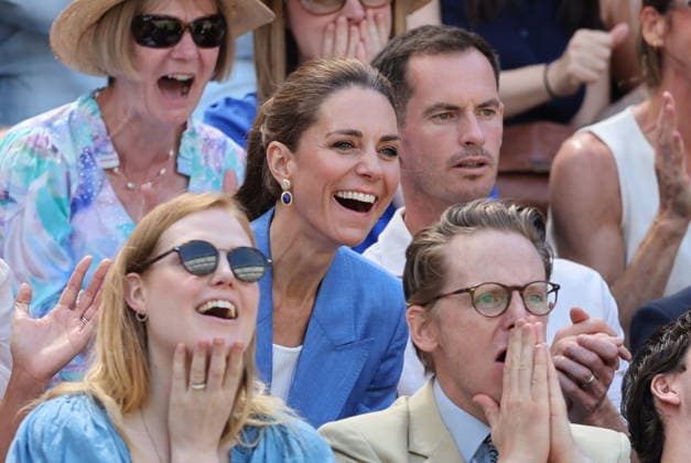 . 02 07 2026. London, United Kingdom. Kate Middleton, the Princess of Wales , watching the Katie Swan match on Court One on day four of the Wimbledon Tennis Championships in London.  xStephenxLockx xi-Imagesx IIM-26878-0033