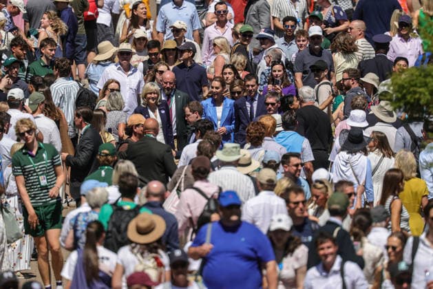 The Princess of Wales Visits Wimbledon 02 07 2026. London, UK. The Princess of Wales, Patron of the All England Lawn Tennis and Croquet Club (AELTC), during a visit to The Championships, Wimbledon., Credit:Andrew Parsons Kensington Palace B66 Avalon United Kingdom, England, London  Copyright: xAndrewxParsonsx xKensingtonxPalacex xB66x xAvalonx 1113957464
