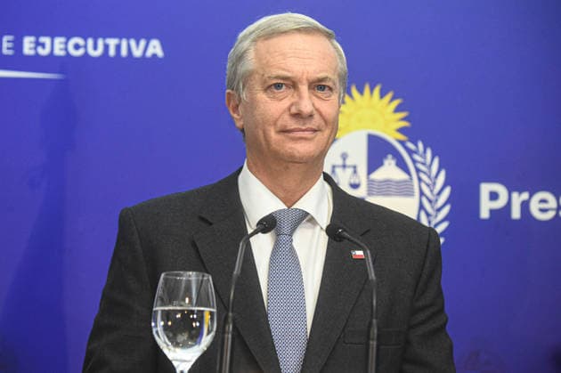 Montevideo, July 1, 2026: President of the Republic José Antonio Kast meets with Uruguayan President Yamandu Orsi during his official visit to Montevideo, Uruguay. Photo by Dante Fernández, FocoUy, via Aton Chile, Montevideo, Uruguay. Aton 1169416  Copyright: DANTExFERNANDEZ xFOCOUY