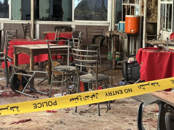 Blast kills 4, injures 10 in Damascus DAMASCUS, SYRIA - JULY 2: A view of the scene after an explosive device reportedly caused a blast at a cafe near the Palace of Justice on the road to the historic Hamidiye Bazaar, one of the busiest areas in Damascus, Syria, on July 2, 2026. Izz Aldien Alqasem Anadolu Damascus Syria. Editorial use only. Please get in touch for any other usage.  Copyright: x2026xAnadoluxIzzxAldienxAlqasemx
