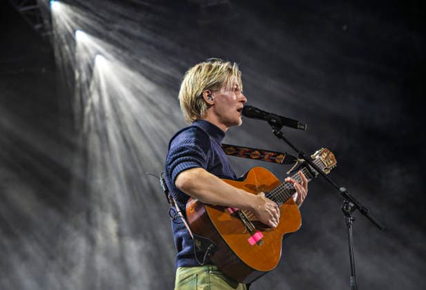 Roskilde Festival 2026. Guldimund on the Arena stage during the Roskilde Festival on Thursday, July 2, 2026 Roskilde Festival 2026. Guldimund on the Arena stage during the Roskilde Festival on Thursday, July 2, 2026. (Photo: Torben Christensen Scanpix 2026) , Roskilde Denmark *** Roskilde Festival 2026: Guldimund on the Arena stage during the Roskilde Festival on Thursday, July 2, 2026 Roskilde Festival 2026: Guldimund on the Arena stage during the Roskilde Festival on Thursday, July 2, 2026 Photo by Torben Christensen, Scanpix 2026, Roskilde, Denmark  Copyright: TorbenxChristensen TorbenxChristensenx spdk20260702-160523-L