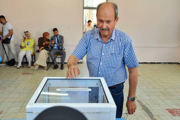 Polling begins in Algeria s 2nd parliamentary elections since 2019 protests ALGIERS, ALGERIA - JULY 2: Voters arrive at a polling station to cast their ballots during the parliamentary elections in the Birkhadem district of the capital Algiers, Algeria on July 2, 2026. More than 24 million registered voters are heading to the polls to choose 407 new members of the National People s Assembly from a pool of nearly 10,000 candidates. Polling stations opened across Algeria on Thursday for the country s second parliamentary elections since the 2019 protest movement that led to the resignation of former President Abdelaziz Bouteflika. State television said polling stations opened at 8 am local time (0700 GMT) in all 69 provinces, with voting sche  Copyright: x2026xAnadoluxHamzaxZaitx