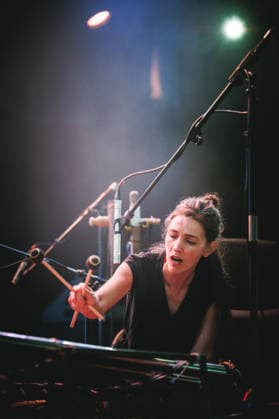 Sirom live at Roskilde Festival 2026 Roskilde, Denmark. 02nd, July 2026. The Slovenian trio Sirom performs a live concert during the Danish music festival Roskilde Festival 2026 in Roskilde. Denmark, Roskilde  Copyright: xGonzalesxPhoto ChristianxHjorthx