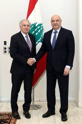Lebanese President Joseph Aoun received the UN Secretary-General s Personal Envoy for the Middle East Peace Process, Jean Arnault, at the Presidential Palace in Beirut Lebanese President Joseph Aoun received the UN Secretary-General s Personal Envoy for the Middle East Peace Process, Jean Arnault, at the Presidential Palace in Beirut, Lebanon, on July 2, 2026. According to the Lebanese Presidency, the two discussed developments in the region and the impact of the conflict on Lebanon, as well as international efforts to de-escalate tensions and support stability. Photo by Lebanese Presidency Office apaimages Beirut Beirut Lebanon 020726_Lebanon_LPO_00(3) Copyright: xapaimagesxLebanesexPresidencyxOfficex xapaimagesx