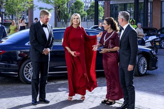 Amsterdam, The Netherlands, 2026-07-02 19:16:28 AMSTERDAM, 02-07-2026, National Opera & Ballet King Willem Alexander and Queen Maxima are attending the National Ballet gala in honour of the farewell of director Ted Brandsen. During the gala, the achievements of Brandsen, who has led the ballet company since 2003, are being commemorated. The gala is taking place at the National Opera & Ballet in Amsterdam. PHOTO: NLBeeld Patrick van Emst Credit: NL Beeld Patrick van Emst  Copyright: xx x