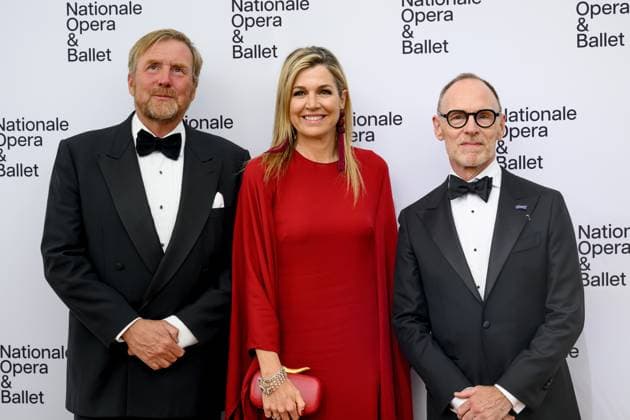 Amsterdam, The Netherlands, 2026-07-02 19:18:25 AMSTERDAM, 02-07-2026, National Opera & Ballet King Willem Alexander and Queen Maxima are attending the National Ballet gala in honour of the farewell of director Ted Brandsen. During the gala, the achievements of Brandsen, who has led the ballet company since 2003, are being commemorated. The gala is taking place at the National Opera & Ballet in Amsterdam. PHOTO: NLBeeld Patrick van Emst Credit: NL Beeld Patrick van Emst  Copyright: xx x