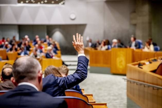 THE HAGUE - MPs during the final votes prior to the summer recess. ROBIN UTRECHT ANP netherlands out - belgium out  Copyright: xx x562638250x originalFilename: 562638250.jpg