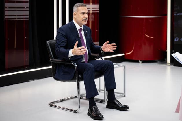 Turkish Foreign Minister Hakan Fidan ANKARA, TURKIYE - JULY 02: Turkish Foreign Minister Hakan Fidan speaks during the Gece Gorusu television program on CNN Turk channel in Ankara, Turkiye on July 1, 2026. Mustafa Hatipoglu Anadolu Ankara Turkey. Editorial use only. Please get in touch for any other usage.  Copyright: x2026xAnadoluxMustafaxHatipoglux