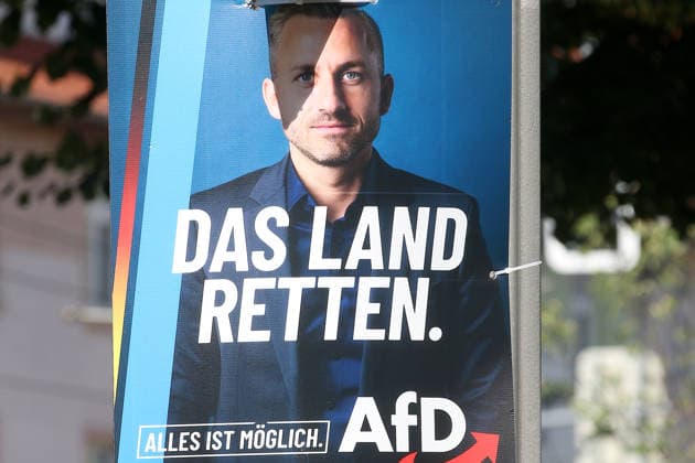 Wahlplakate zur Landtagswahl in Sachsen-Anhalt in Magdeburg Magdeburg, 02.07.2026 Wahlplakate von der AFD zur bevorstehenden Landtagswahl in Sachsen-Anhalt in Magdeburg Sachsen-Anhalt *** Election posters for the state election in Saxony-Anhalt in Magdeburg Magdeburg, July 2, 2026 AFD election posters for the upcoming state election in Saxony-Anhalt in Magdeburg, Saxony-Anhalt Copyright: xMatthiasxGränzdörferx