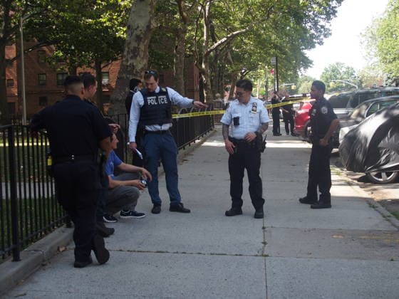 July 2, 2026, Brooklyn, New York, USA: New York, New York July 2, 2026..New York City Police officers and Detectives.investigate a shooting of a person in the Sheepshead Bay Neighborhood of Brooklyn Brooklyn USA - ZUMAct2_ 20260702_faf_ct2_002 Copyright: xBrucexCotlerx