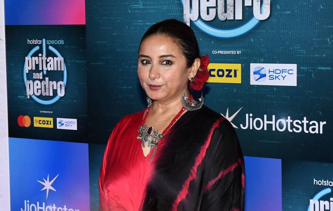 Celebrities attend screening of web series Pritam & Pedro in Mumbai - 02 Jul 2026 Bollywood actress Divya Dutta poses for a photo as she arrives for the screening of web series Pritam & Pedro in Mumbai. Mumbai India Copyright: xAshishxVaishnavx xSOPAxImagesx AVaishnav_Celebrities attend screening of web series _Pritam _ Pedro_ in Mumbai (6)