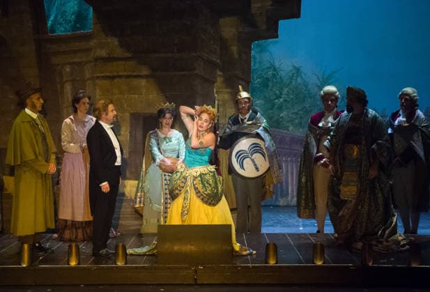 July 2, 2026, Malaga, Spain: Actors perform on the stage during the musical The Phantom of the Opera at the Cervantes Theatre. The Phantom of the Opera, Andrew Lloyd Webberis acclaimed musical about a tragic love story, will be staged at the Cervantes Theatre from 3 July to 9 August as part of its national tour. Malaga Spain  - ZUMAs197 20260702_aaa_s197_236 Copyright: xJesusxMeridax