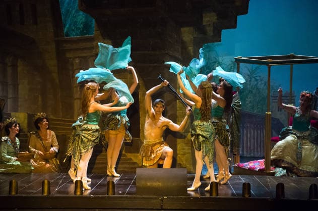 July 2, 2026, Malaga, Spain: Actors perform on the stage during the musical The Phantom of the Opera at the Cervantes Theatre. The Phantom of the Opera, Andrew Lloyd Webberis acclaimed musical about a tragic love story, will be staged at the Cervantes Theatre from 3 July to 9 August as part of its national tour. Malaga Spain  - ZUMAs197 20260702_aaa_s197_244 Copyright: xJesusxMeridax