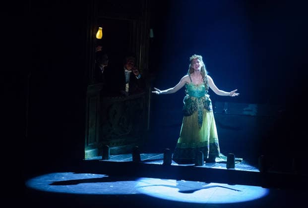 July 2, 2026, Malaga, Spain: Actors perform on the stage during the musical The Phantom of the Opera at the Cervantes Theatre. The Phantom of the Opera, Andrew Lloyd Webberis acclaimed musical about a tragic love story, will be staged at the Cervantes Theatre from 3 July to 9 August as part of its national tour. Malaga Spain - ZUMAs197 20260702_aaa_s197_247 Copyright: xJesusxMeridax