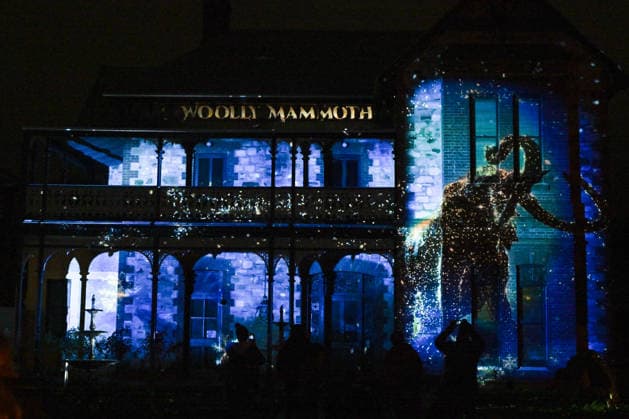 ILLUMINATE ADELAIDE, Light Projection at the Adelaide Zoo during Illuminate Adelaide, Adelaide, Thursday, July 2, 2026. ( NO ARCHIVING ADELAIDE SOUTH AUSTRALIA AUSTRALIA  Copyright: xMICHAELxERREYx 20260702154344894030
