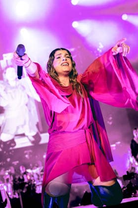 IPA86324992 - Emma performs during the EMMA - LIVE TOUR 2026, a music concert in ROME, Italy, on July 2, 2026  Copyright: xTommasoxNotarangelo LiveMediax xx 86324992