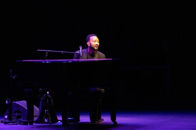 John Legend At Cavea dell Auditorium Parco della Musica Ennio Morricone - Rome John Legend performs live in Rome at the Cavea dell Auditorium Parco della Musica Ennio Morricone during his A Night of Songs & Stories tour 2026 in Rome, Italy on July 2, 2026. Photo by Andrea Bracaglia ABACAPRESS.COM Rome Italy Italy  Copyright: xBracagliaxAndrea ABACAx