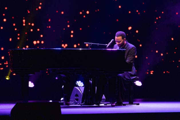 John Legend At Cavea dell Auditorium Parco della Musica Ennio Morricone - Rome John Legend performs live in Rome at the Cavea dell Auditorium Parco della Musica Ennio Morricone during his A Night of Songs & Stories tour 2026 in Rome, Italy on July 2, 2026. Photo by Andrea Bracaglia ABACAPRESS.COM Rome Italy Italy  Copyright: xBracagliaxAndrea ABACAx