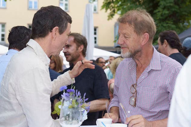 Oliver Berben und Sönke Wortmann beim Empfang des FilmFernsehFonds Bayern auf dem 43. Filmfest München 2026 auf der Praterinsel. München, 02.07.2026 *** Oliver Berben and Sönke Wortmann at the FilmFernsehFonds Bayern reception during the 43rd Munich Film Festival 2026 on Prater Island in Munich, July 2, 2026 Foto:xN.xKolinzx xFuturexImagex fff_6775