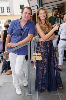 Pierre Kiwitt und Yvonne Catterfeld beim Empfang des FilmFernsehFonds Bayern auf dem 43. Filmfest München 2026 auf der Praterinsel. München, 02.07.2026 *** Pierre Kiwitt and Yvonne Catterfeld at the FilmFernsehFonds Bayern reception during the 43rd Munich Film Festival 2026 on Prater Island in Munich, July 2, 2026 Foto:xN.xKolinzx xFuturexImagex fff_6827