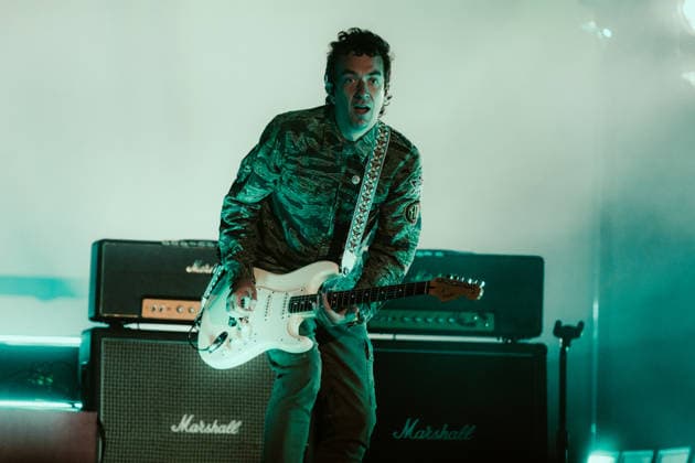 Gorillaz live at Roskilde Festival 2026 Roskilde, Denmark. 02nd, July 2026. The British band Gorillaz performs a live concert during Danish music festival Roskilde Festival 2026 in Roskilde. Here guitarist Jeff Wootton is seen live on stage. Denmark, Roskilde  Copyright: xGonzalesxPhoto MathiasxKristensenx