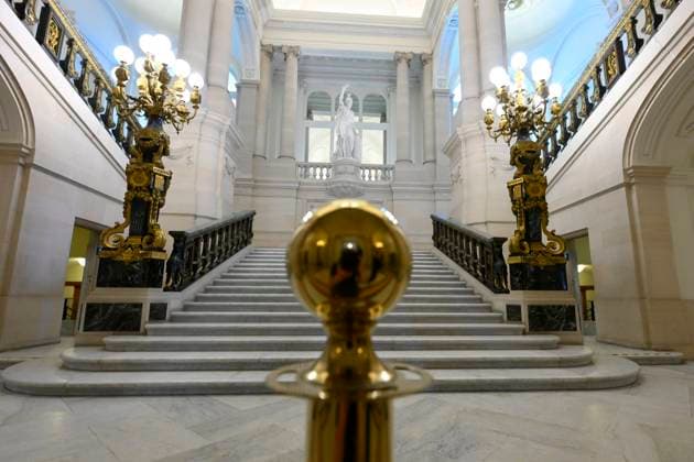 Reopening of the Royal Palace in Brussels Following Renovation BRUSSELS, BELGIUM - JULY 03 : reopening of the Royal Palace in Brussels following renovation pictured after on July 03, 2026 in Brussels, Belgium, 03 07 2026 Brussels Belgium  Copyright: xPhilipxReynaersx