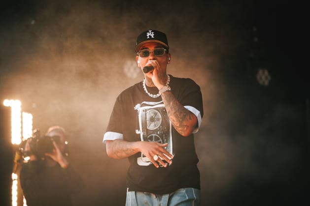 KWN live at Roskilde Festival 2026 Roskilde, Denmark. 02nd, July 2026. The British singer, songwriter and rapper KWN performs a live concert during Danish music festival Roskilde Festival 2026 in Roskilde. Denmark, Roskilde  Copyright: xGonzalesxPhoto ChristianxHjorthx