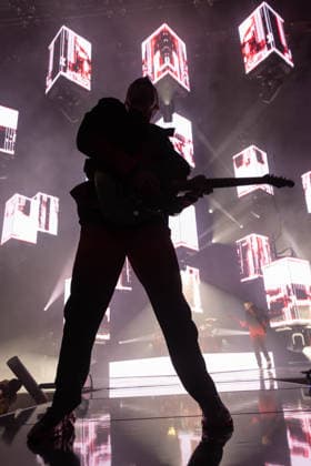 July 2, 2026, Milwaukee, Wisconsin, U.S: MATT BELLAMY of Muse during the opening night of The Wow! Signal Tour at Summerfest Music Festival in Milwaukee, Wisconsin Milwaukee U.S  - ZUMAs135 20260702_zap_s135_009 Copyright: xDanielxDeSloverx
