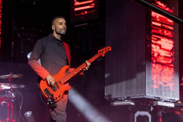 July 2, 2026, Milwaukee, Wisconsin, U.S: CHRIS WOLSTENHOLME of Muse during the opening night of The Wow! Signal Tour at Summerfest Music Festival in Milwaukee, Wisconsin Milwaukee U.S  - ZUMAs135 20260702_zap_s135_054 Copyright: xDanielxDeSloverx