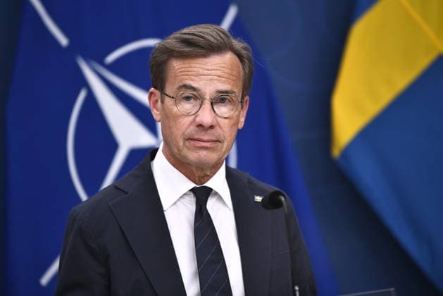 STOCKHOLM, SVERIGE 20260703 Statsminister Ulf Kristersson (M) under en pressbriefing inför Natos toppmöte i Ankara. STOCKHOLM SVERIGE x12060x *** STOCKHOLM, SWEDEN 20260703 Prime Minister Ulf Kristersson M during a press briefing ahead of the NATO summit in Ankara STOCKHOLM, SWEDEN x12060x  Copyright: xLarsxSchröder TTx PRESSBRIEFING INFÖR NATO-MÖTET I ANKARA UP3D5uZD_wY
