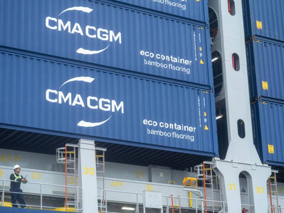 Christening of CMA CGM Notre Dame - Le Havre The CMA-CGM Notre Dame, the largest ship flying the French flag, is seen during its official integration ceremony in Le Havre, France on July 02, 2026, as the vessel operates on liquefied gas. Photo by Mario FOURMY ABACAPRESS.COM Le Havre France  Copyright: xFourmyxMario ABACAx