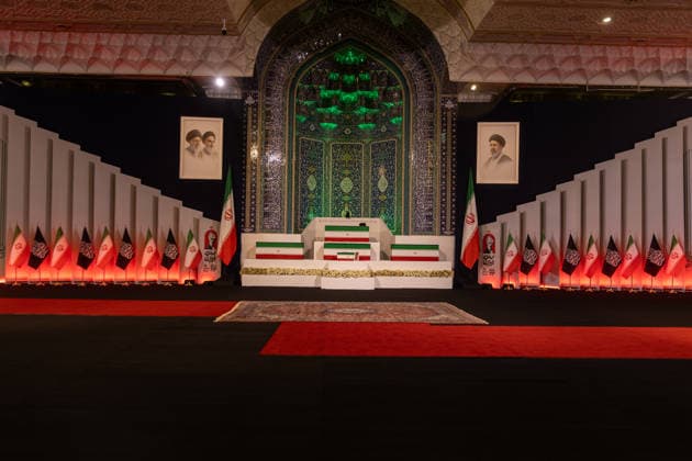 State funeral ceremony held in Tehran for late Iranian Supreme Leader Ali Khamenei TEHRAN, IRAN - JULY 03: A state funeral ceremony is held for late Iranian Supreme Leader Ali Khamenei, who was killed in an attack launched by the US and Israel on February 28, at the Imam Khomeini Mosalla Mosque in Tehran, Iran on July 03, 2026. The ceremony is attended by Iranian officials, citizens, and representatives from various countries. Stringer Anadolu Tehran Iran. Editorial use only. Please get in touch for any other usage.  Copyright: x2026xAnadoluxStringerx