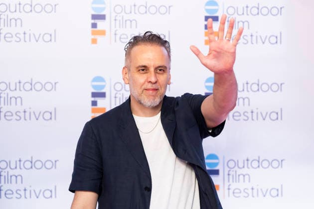 July 2, 2026, San Valentino Torio, Salerno, Italy: Giuliano Squitieri, founder of the Outdoor Film Festival, attends the photocall during the Outdoor Film Festival 2026 in San Valentino Torio, Salerno, Italy, on July 2, 2026. San Valentino Torio Italy  - ZUMAl175 20260702_zip_l175_007 Copyright: xFrancescoxLucianox