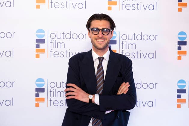 July 2, 2026, San Valentino Torio, Salerno, Italy: Giuliano Squitieri, founder of the Outdoor Film Festival, attends the photocall during the Outdoor Film Festival 2026 in San Valentino Torio, Salerno, Italy, on July 2, 2026. San Valentino Torio Italy - ZUMAl175 20260702_zip_l175_009 Copyright: xFrancescoxLucianox