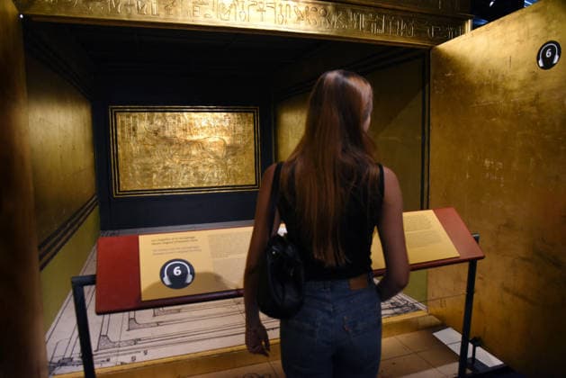 Toutankhamon Reconstruction Spectacular At Porte du Versailles - Paris Toutankhamon, Reconstition spectacular his tomb and his treasures of Pharaon at Porte du Versailles in Paris, France on July 2, 2026. Photo by Alain Apaydin ABACAPRESS.COM Paris Ile-de-France France  Copyright: xApaydinxAlain ABACAx