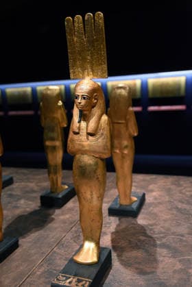 Toutankhamon Reconstruction Spectacular At Porte du Versailles - Paris Toutankhamon, Reconstition spectacular his tomb and his treasures of Pharaon at Porte du Versailles in Paris, France on July 2, 2026. Photo by Alain Apaydin ABACAPRESS.COM Paris Ile-de-France France  Copyright: xApaydinxAlain ABACAx