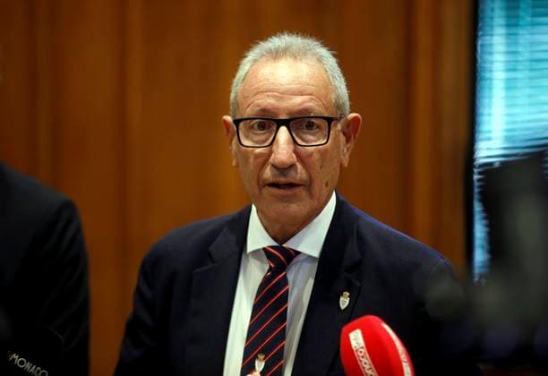 PRESS CONFERENCE ON THE MONACO BOMBING PHOTOPQR NICE MATIN Jean François Ottonello Monaco July 3, 2026 Press conference following the bomb explosion in Monaco Eric Arella, head of the Public Security Department, and Morgan Raymond, deputy prosecutor of Monaco Monaco, July 3, 2026 Press conference following the bomb explosion in Monaco; the prime suspect is a 39-year-old Ukrainian woman currently in Germany; Monaco, France  Copyright: xPHOTOPQR NICExMATIN MAXPPPxJeanxFrançoisxOttonellox 20260703NIM4013 20260703NIM4013