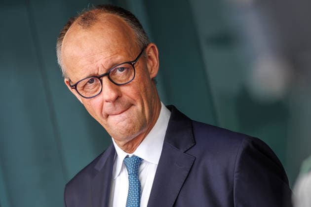 Pressebegegnung des Bundeskanzler Friedrich Merz (CDU) mit den Staats- und Regierungschefs der drei baltischen Staaten im Bundeskanzleramt in Berlin am 03.07.2026. Berlin Berlin Deutschland Kanzleramt *** Press conference with Federal Chancellor Friedrich Merz (CDU) and the heads of state and government of the three Baltic states at the Federal Chancellery in Berlin on July 3, 2026, Berlin, Berlin, Germany, Chancellery