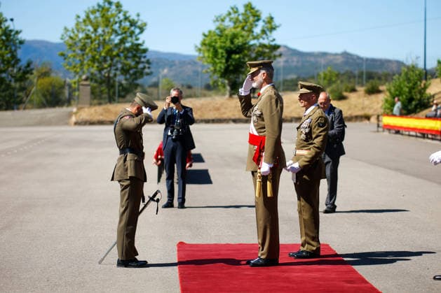 Felipe VI Presents the Royal Commissions to the 51st Class of the Non-Commissioned Officers Corps King Felipe VI presides over the ceremony to present the Royal Commissions to the 51st Class of the Non-Commissioned Officers Corps, at the General Basic Academy for Non-Commissioned Officers, on July 3, 2026, in Talarn, Lleida, Catalonia, Spain JULY 3, 2026 Kike Rincó Spain  Copyright: xKikexRinconx 7640169