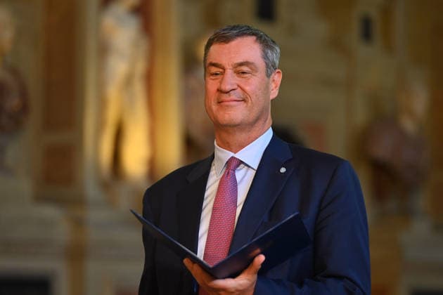 Markus SOEDER (Ministerpraesident Bayern und CSU Vorsitzender), Einzelbild,angeschnittenes Einzelmotiv,Portraet,Portrait,Porträt. Verleihung Bayerischer Verdienstorden im Antiquariat der Residenz in Muenchen am 03.07.2026. *** Markus SOEDER, Minister-President of Bavaria and CSU Chairman, single image, cropped close-up, portrait, presentation of the Bavarian Order of Merit at the Antiquariat der Residenz in Munich on July 3, 2026