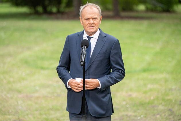 WARSZAWA 03.07.2026 Konferencja Prasowa Premiera Donalda Tuska w Warszawie fot.Kai Taller Arena Akcji NEWSPIX.PL --- Newspix.pl WARSAW, POLAND Prime Minister Donald Tusk s Press Conference in Warsaw POLAND OUT!  AA_03072026_cmr4ts55