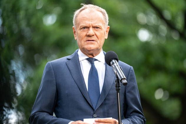 WARSZAWA 03.07.2026 Konferencja Prasowa Premiera Donalda Tuska w Warszawie fot.Kai Taller Arena Akcji NEWSPIX.PL --- Newspix.pl WARSAW, POLAND Prime Minister Donald Tusk s Press Conference in Warsaw POLAND OUT!  AA_03072026_cmr4tu33