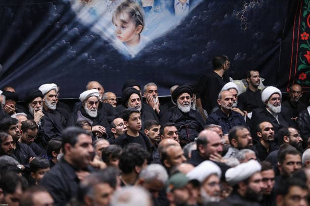 Ceremony Ahead Of Supreme Leader Ali Khamenei funeral - Tehran This handout photograph provided by the Iranian supreme leader office (Khamenei.ir) shows the chief of Iran’s state TV Peyman Jebelli attending a ceremony to pay respect to Iran’s slain Supreme leader Ali Khamenei during a ceremony ahead of his funeral in Tehran on July 2, 2026.Photo by PARSPIX ABACAPRESS.COM Terhan Iran  Copyright: xParspix ABACAx