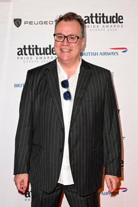 Celebrities attending the Attitude Pride Awards at The Chancery Rosewood in central London Featuring: Russell T Davies Where: London, United Kingdom When: 03 Jul 2026 Credit: Cover Images EDITORIAL USE ONLY. NOT FOR USE BY NEWSPAPERS BASED IN THE UK. Copyright: xx coverimg55826423