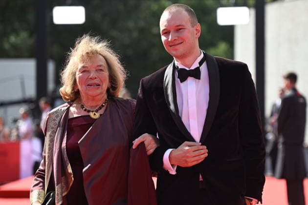 Former First Lady and economist Livia Klausova, left, arrives at the opening of the 60th Karlovy Vary International Film Festival, on June 3, 2026, in Karlovy Vary, Czech Republic. (CTKxPhoto KaterinaxSulova) CTKPhotoP2026070306289  CTKPhotoP2026070306289