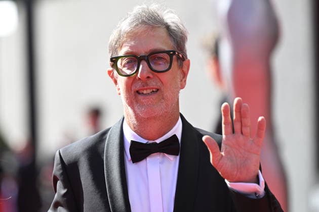 Graphic designer Ales Najbrt arrives at the opening of the 60th Karlovy Vary International Film Festival, on June 3, 2026, in Karlovy Vary, Czech Republic. (CTKxPhoto KaterinaxSulova) CTKPhotoP2026070306396  CTKPhotoP2026070306396