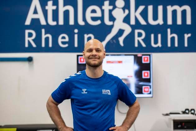 Athletikum Rhein Ruhr im BG Klinikum Duisburg. Anlass ist, dass unser Bewegungslabor ab jetzt als Medizinisches Untersuchungszentrum des DOSB fungiert eine große Auszeichnung. 03.07.2026 in Duisburg ** NUR FÜR REDAKTIONELLE ZWECKE ** EDITORIAL USE ONLY **<p>Anlass ist, dass unser Bewegungslabor ab jetzt als Medizinisches Untersuchungszentrum des DOSB fungiert eine große Auszeichnung. Hier im Bild Handballer Paul Skorupa beim Training. 03.07.2026 in Duisburg Deutschland NRW Duisburg Copyright: DanielxAttia *** Athletikum Rhein Ruhr at BG Klinikum Duisburg. The occasion is that our Movement Laboratory will now serve as the DOSB’s Medical Examination Center—a great honor. July 3, 2026, in Duisburg ** FOR EDITORIAL USE ONLY ** EDITOR Copyright: DanielxAttia doc86k31dgc9lj11x1bxzu1 ,EDITORIAL USE ONLY